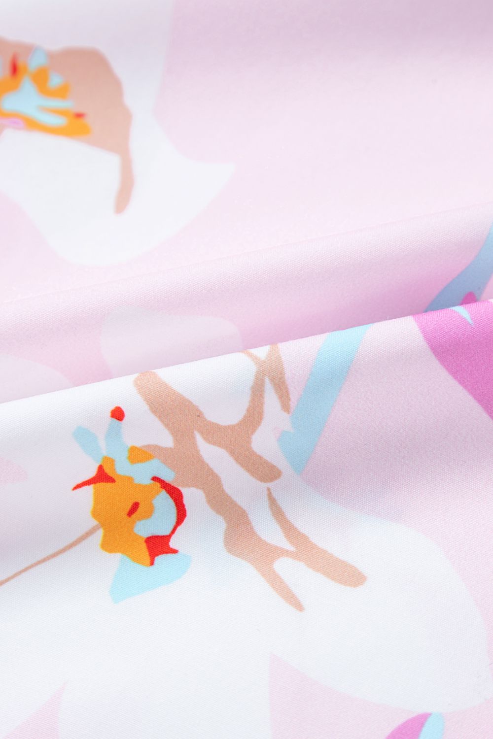 Floral Print Knotted Shoulder Smocked Maxi Dress