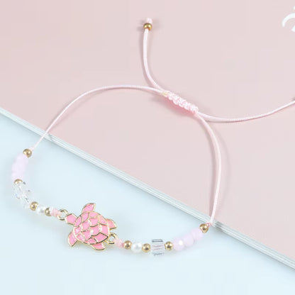 Sea Turtle Crystal Beads Bracelets