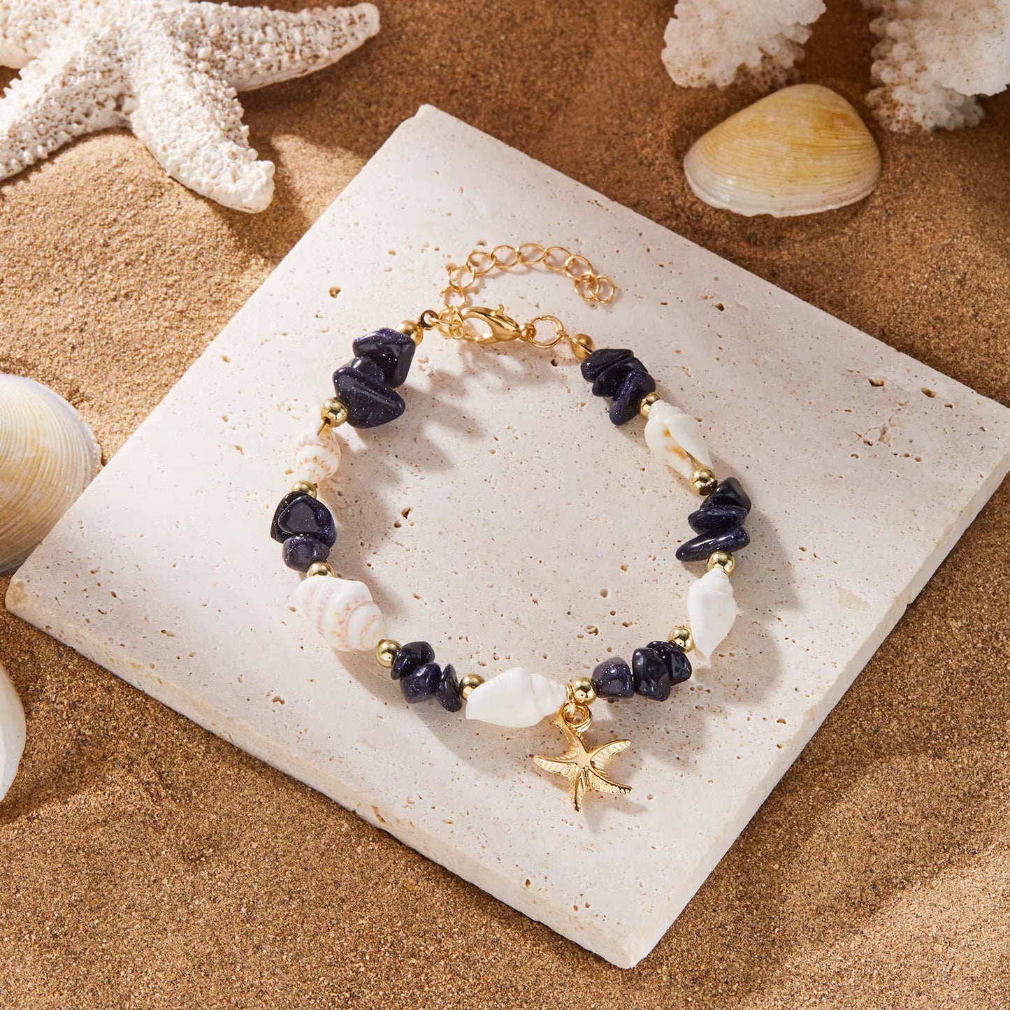 Starfish Pendant Bracelet