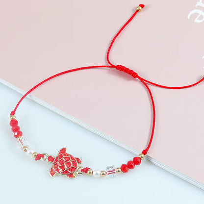 Sea Turtle Crystal Beads Bracelets