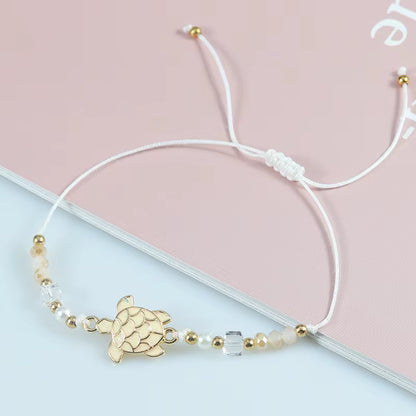 Sea Turtle Crystal Beads Bracelets