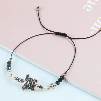 Sea Turtle Crystal Beads Bracelets